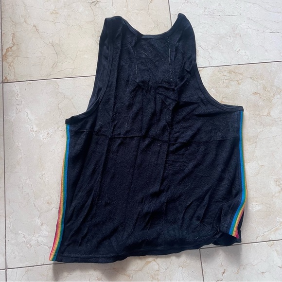 Aviator Nation Like New Terry Cloth Rainbow Tank Sz medium - Picture 5 of 6